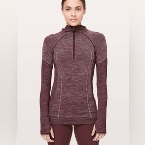 Lululemon Swiftly Wool 1/2 Zip Hoodie Womens Top Size unsure possible Sz 4(n3)